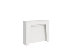 Mesa Consola Extensível 90X25/181 Cm Anea Cinza Branca