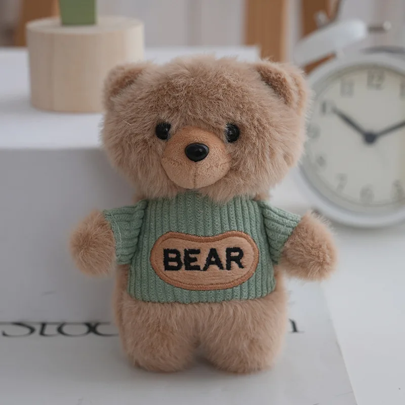 Chaveiro de Pelúcia de Urso com Carta Fofa de 14 Cm MDUG (cinza)