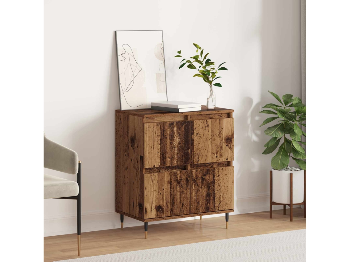 Vidaxl Buffet Madeira Antiga 60 X 35 X 70 Cm