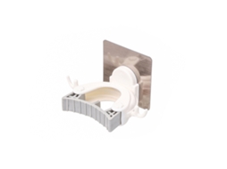 Suporte de Mop Plástico LAXISCREED para Parede Branco LAXISCREED