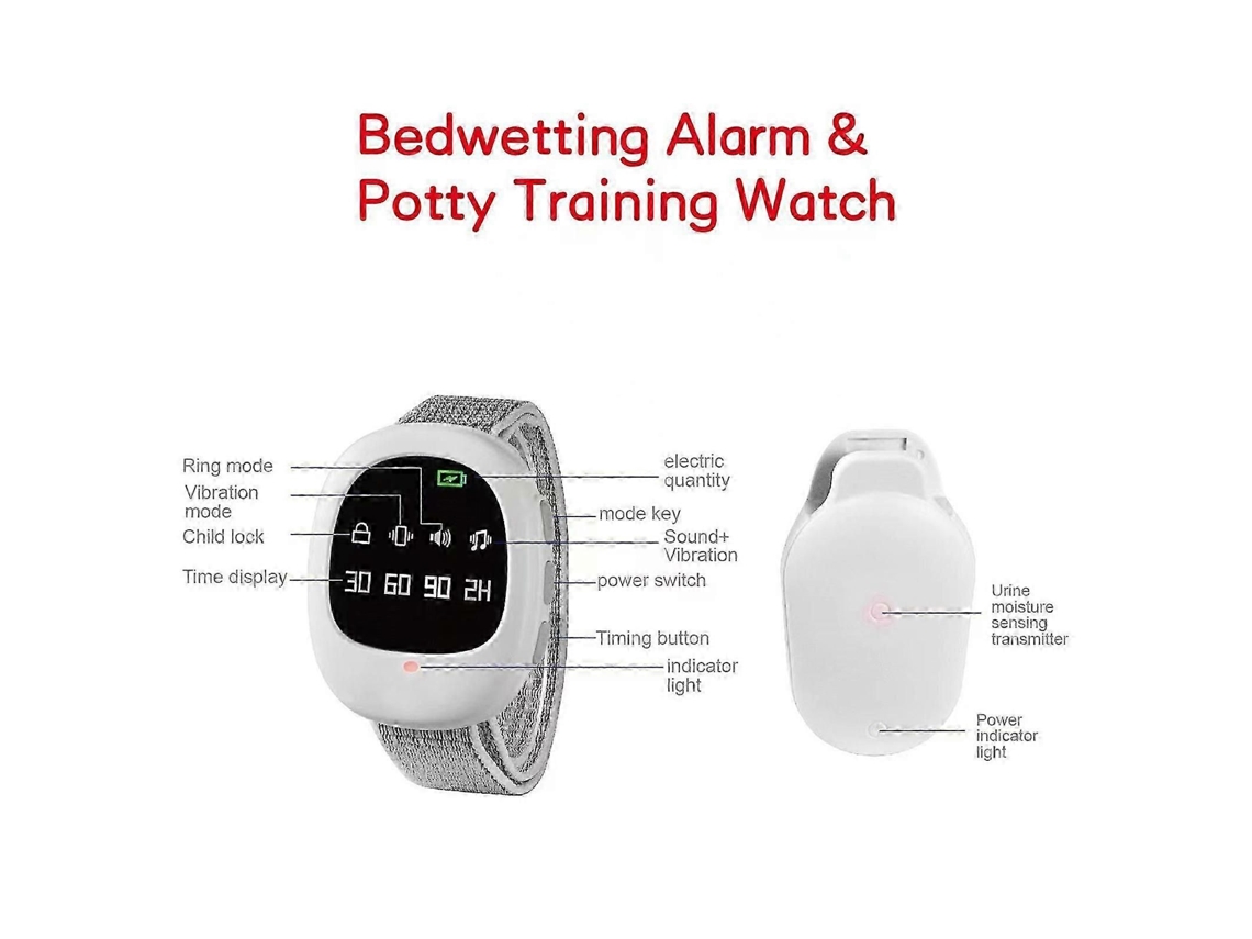 Alarme De Enurese Para Crianças, Alarme De Enurese Sem Fio, Monitor De Sensor De Alarme De Enurese Para Idosos E Crianças