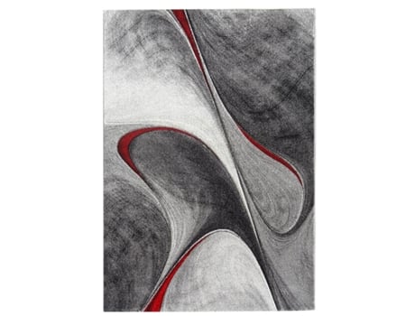Tapete DEZENCO (280 x 380 - Poliprolileno - Vermelho)