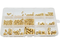 Kit Com 300 Peças De Parafusos Serrilhados M2-m6, Insertos Roscados