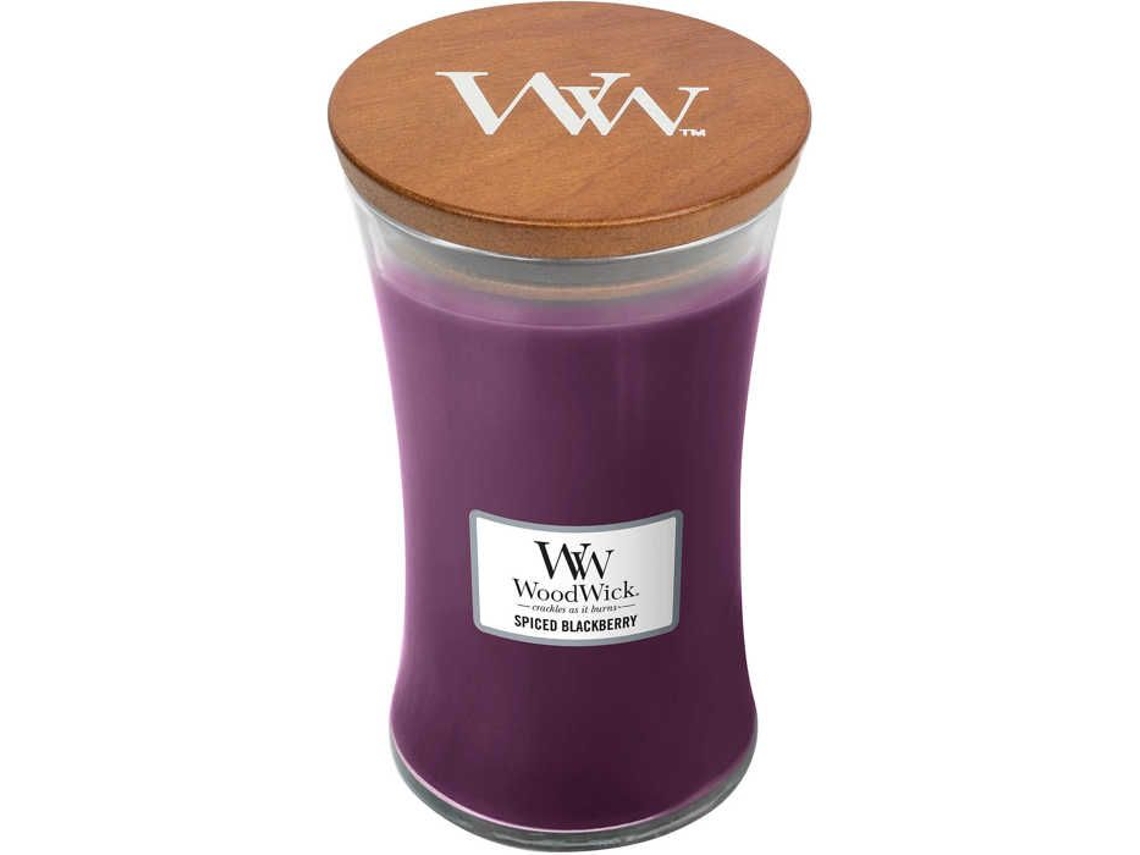 Velas Grande Vidro Roxo Woodwick 93078e