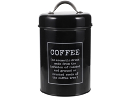 Conjunto De Potes Cozinha Estilo Fazenda Em Ferro Preto, Herméticos, Para Café, Açúcar E Chá, Com Vedação Resistente