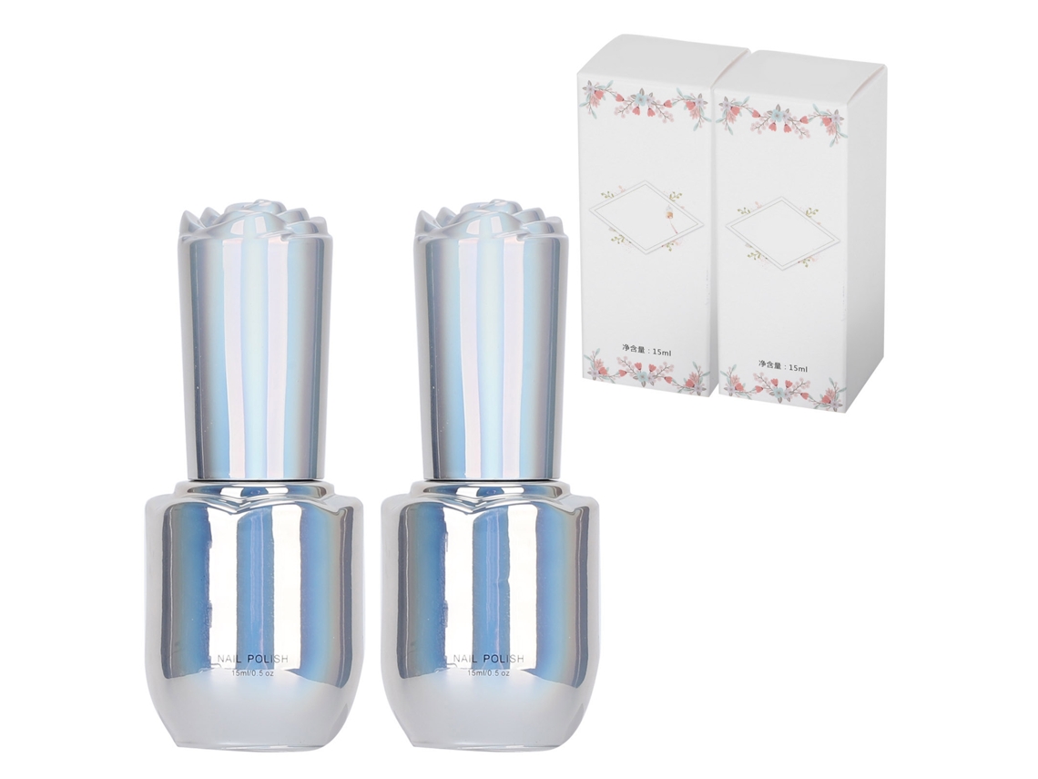 Kit De Esmalte De Unha Com Base E Top Coat Mate Sem Borracha Gel Uv Manicure Ferramenta 15ml