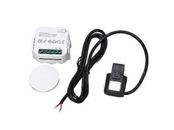 Medidor De Energia Wifi Monofásico Medidor De Eletricidade Inteligente Com Braçadeira Medidor De Consumo De Energia 100 240 Vca Preto Brilvibera