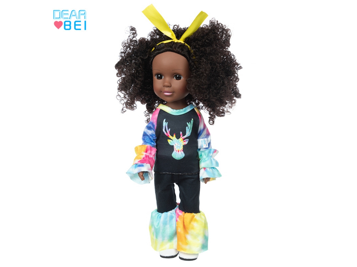 Boneca De Vinil De 35 Cm (14 Polegadas), Pele Negra Africana, Brinquedo Infantil, Bebê Realista.