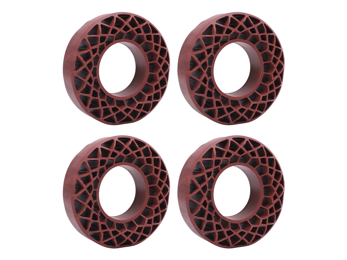 4 Peças De Inserção De Silicone Para Pneu De Carro Rc 1.9 Polegadas Melhora A Adesão E Estabilidade Para Crawler 1/10 Cobre