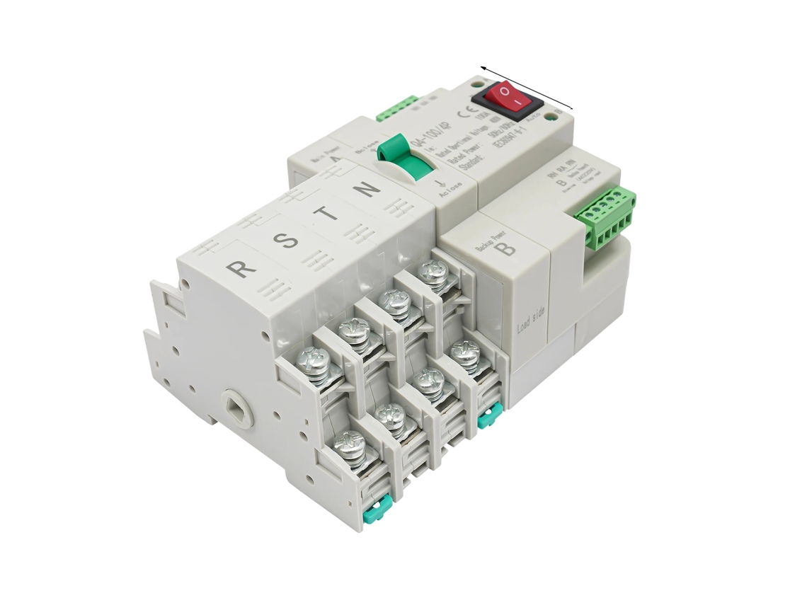 Chave De Transferência Automática De 100a, Comutação Rápida De Energia, Construção Durável,cinza Oem