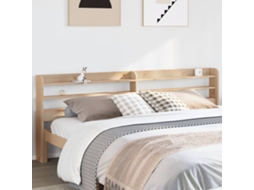 Cabecero con Estantes 180 cm Madera Maciza de Pino