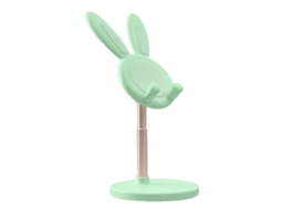 Suporte de Mesa Portátil com Altura Ajustável AQUAFORGE em Formato Coelho para Celular e Tablet