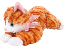 Laranja Pelúcia Gato 40 Cm, Desenho Animal Animado, Para