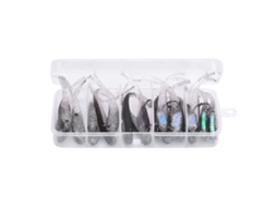 Isca Artificial Soft 20pcs Cinza com Ganchomar