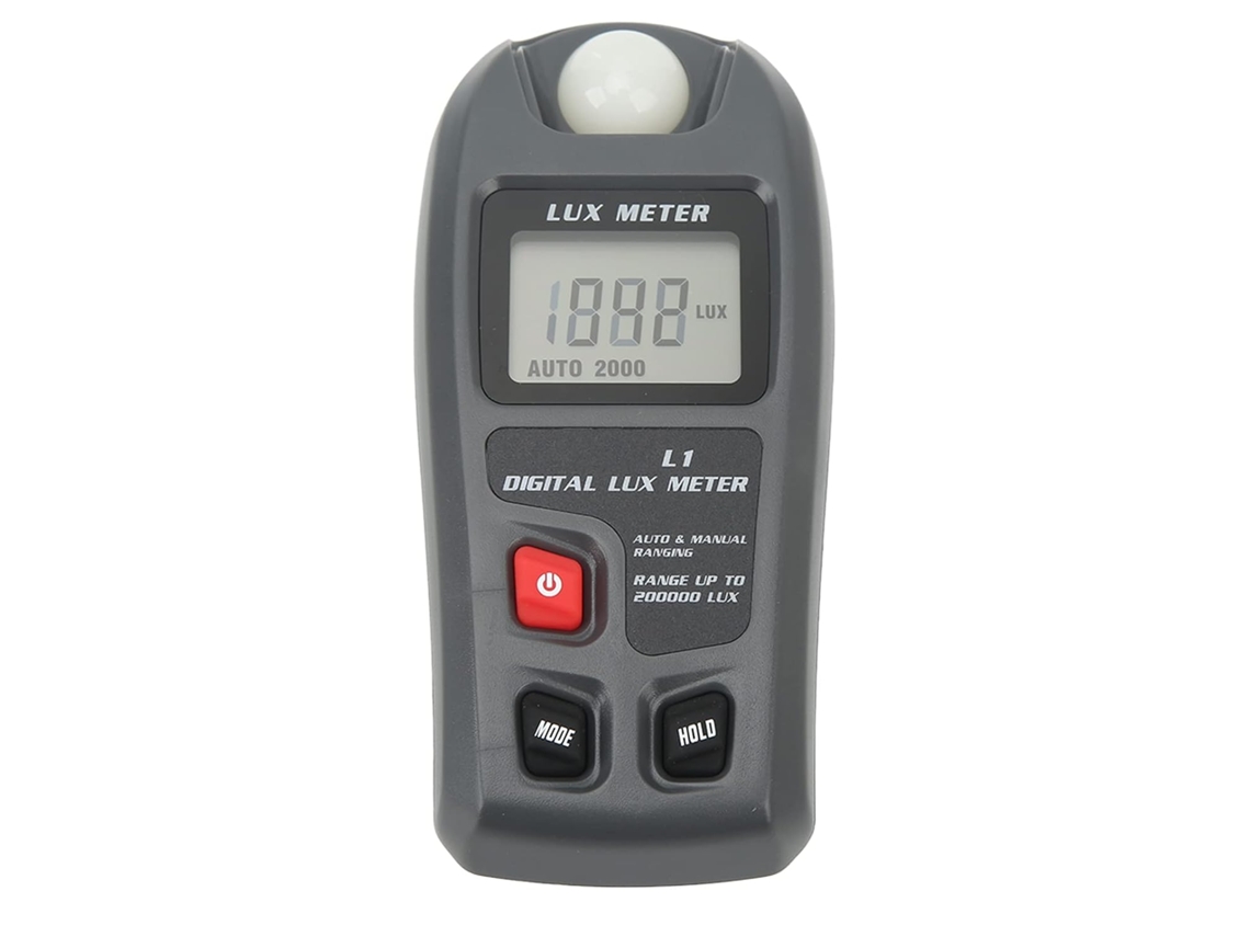 Medidor De Luz Digital, Ampla Faixa Medição, Precisão Aprimorada, Para