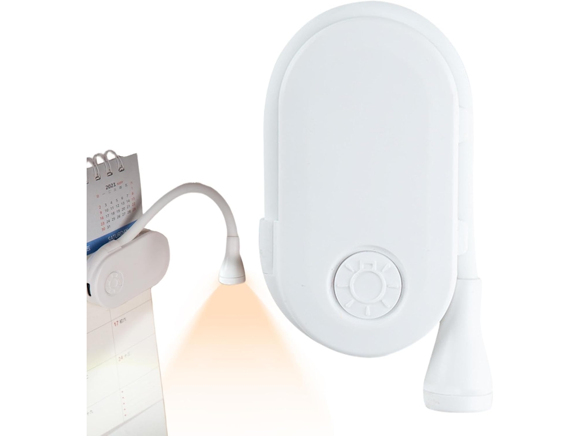 Luminária De Leitura Led Ajustável Para Livros 3 Temperaturas Cor Haste Flexível 360 Graus Presente Amantes