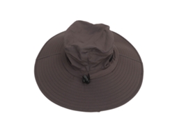 Chapéu Sol De Nylon Com Aba Larga Uv Proteção