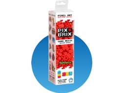 Blocos de Construção PIX BRIX Medium Series Units - Vermelho (Idade Mínima Recomendada: 6 anos - 500 Peças)
