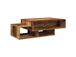 Mesa de Centro MAISON EXCLUSIVE em Derivados de Madeira Madeira Velha (105x55x32 cm)