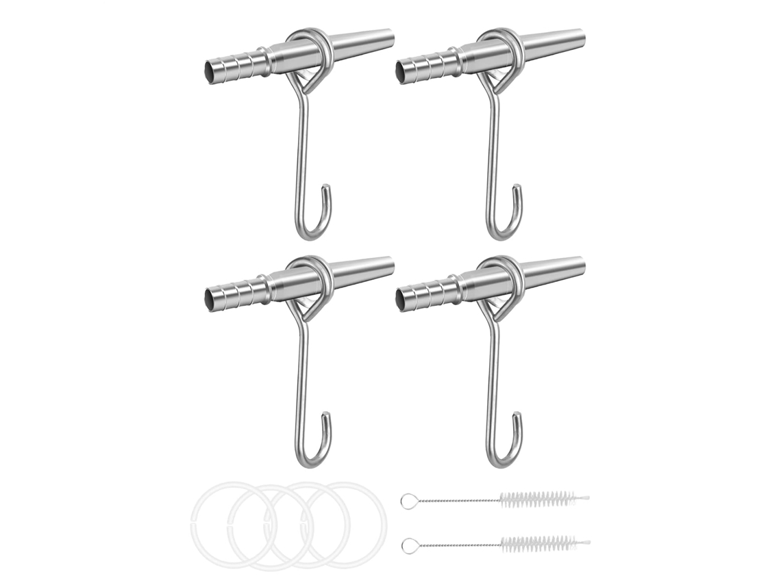 Conjunto De 4 Torneiras De Aço Inoxidável Para Xarope De Bordo.