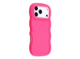 Capa Para Iphone 17 Pro Ondulada Rosa