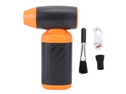 Electric Air Duster 130000rpm Jet Dryer Blower Rechargeable Cordless Adjustable Speed Turbo Fan Brushless For Cleaning Keyboard Pc Camera Black