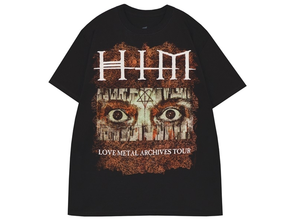 Him Love Metal Archives Tour T-shirt Classic Unisex Adults Size:m