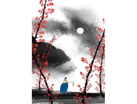 Livro Plum Blossoms on a Moonlit Night Lined Hardcover Journal de Tuttle Studio (Inglês - Capa Dura)