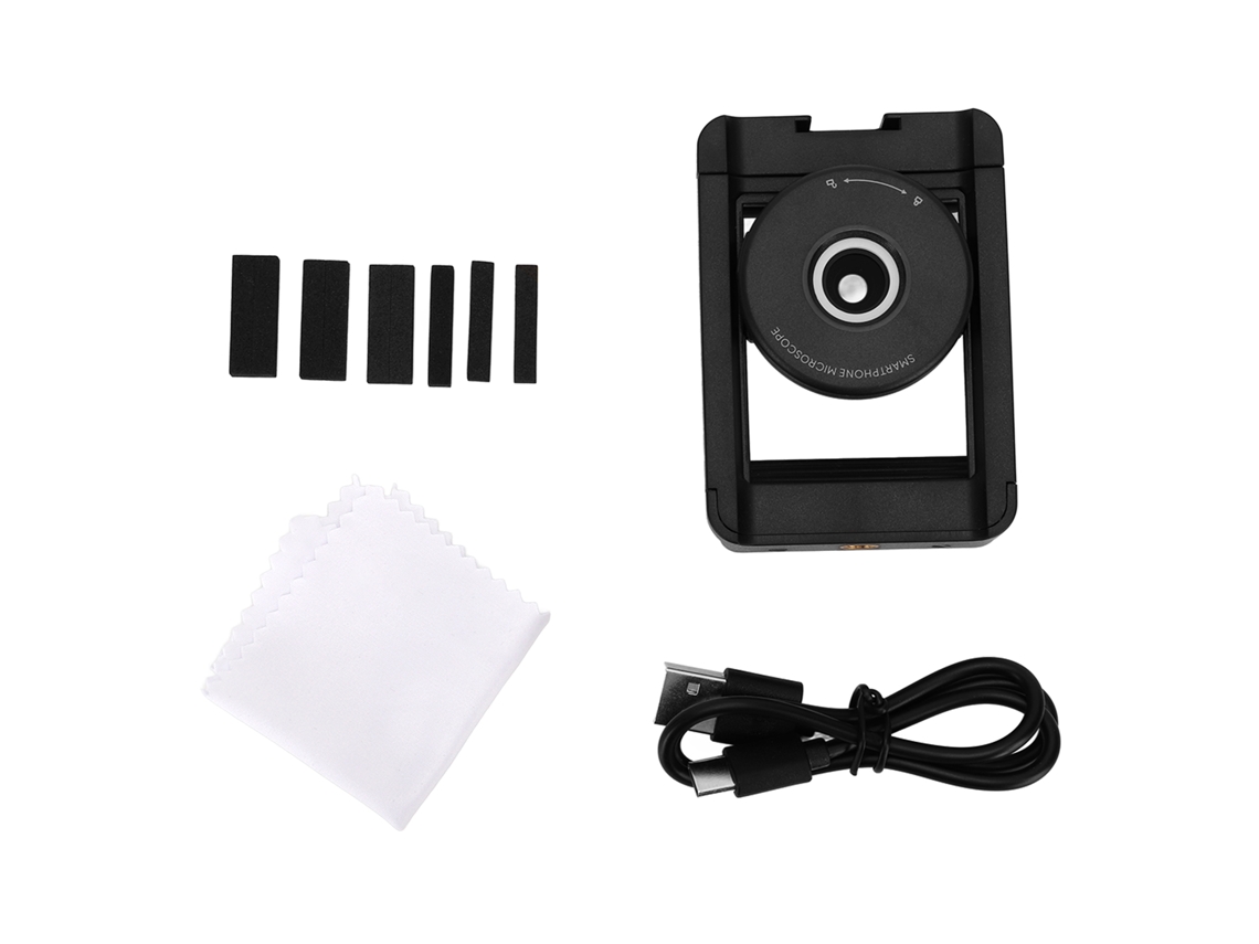 Lente De Microscópio 100x Para Telefone, Lente Microscópica Para Smartphone E Celular