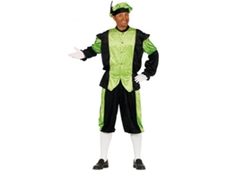 Fato de Homem DISFRAZZES Pajem Verde E Preto (Tam: M)