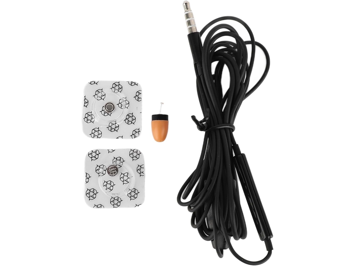 Mini Écouteurs Sans Fil Légers Com Son De 110 Db Para Música E Aplicativos, Design Dissimulé Noir, 1 Par