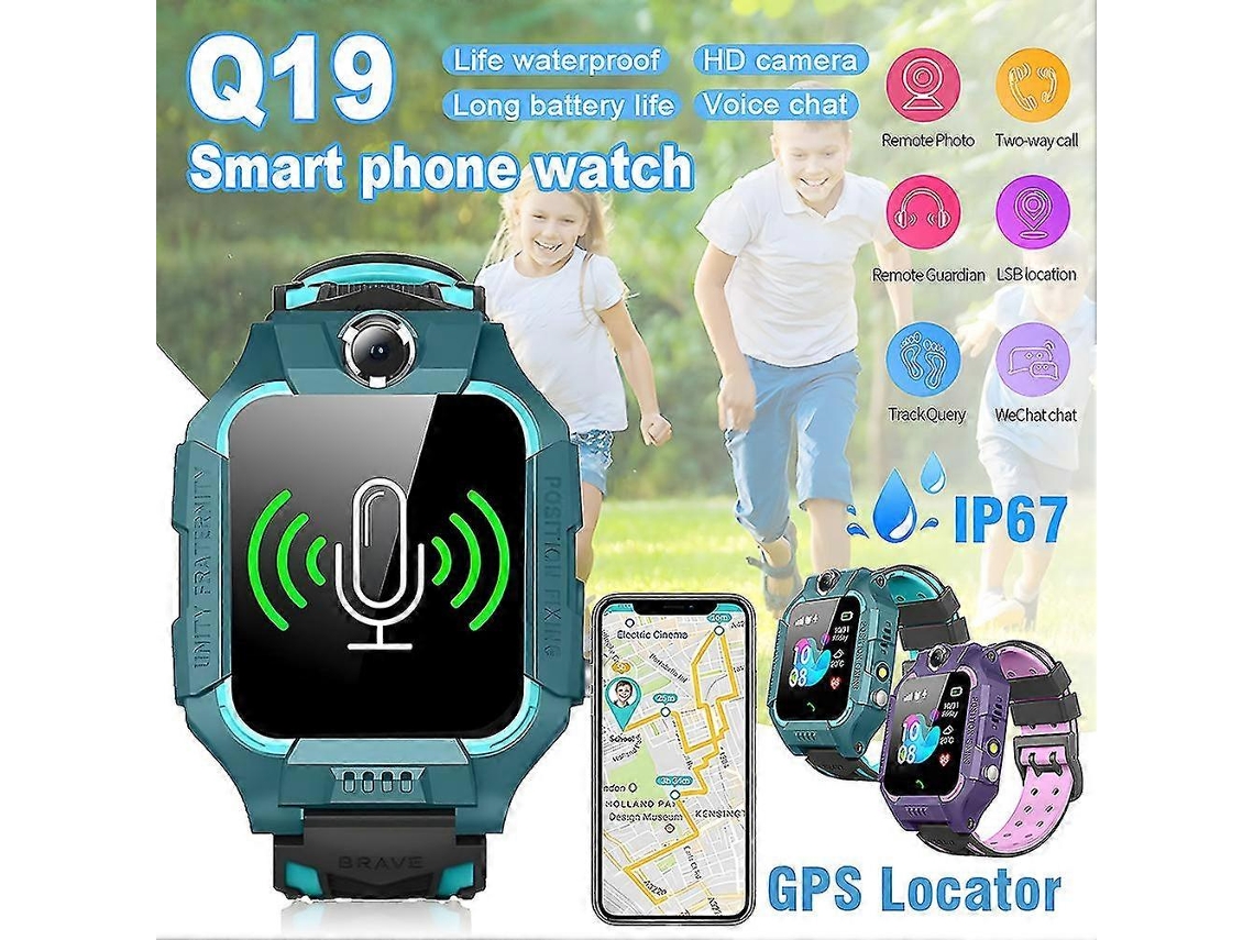 Relógios inteligentes infantis com SIM GSM, chamadas SOS, jogos, câmera, rastreador, relógios de pulso inteligentes Ly Ebike