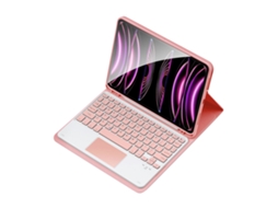 Teclado Sem Fio Bt Teclado Usb Capa De Couro Pu Para Ipad Air2 9.7/ Ipad 9.7(2017/2018)/pro 9.7