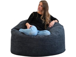 Poema 100 Cm - Poema De Corduroy Confortável - Apropriado Para Interior/exterior - Capa Suave - Durável - Peso 15 Kg - Assento De Espuma