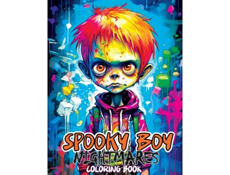 Livro Nightmares Coloring Book Spooky Boys will Embark on a Journey Through Enigmatic Cities Full of Darkness and Intrigue de Tone Temptress (Inglês)