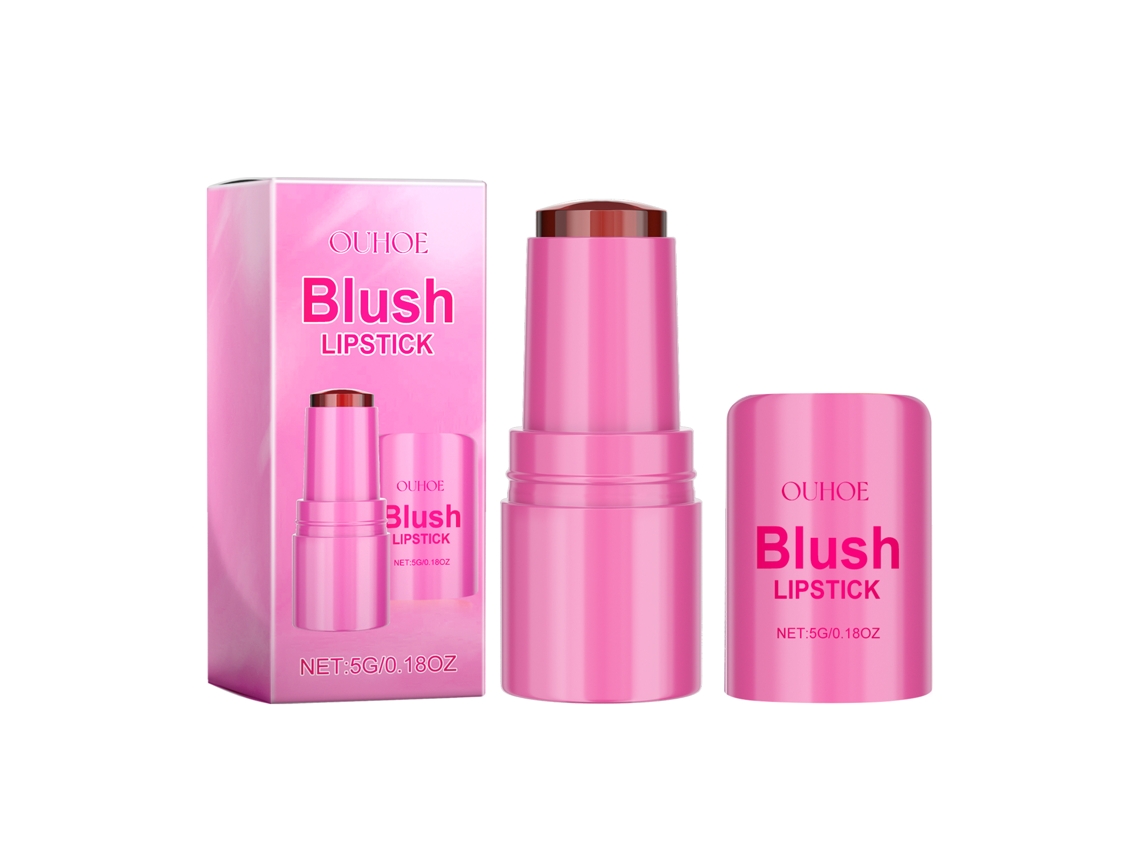 Bastão Gloss Labial Geleia Frutas Rosa