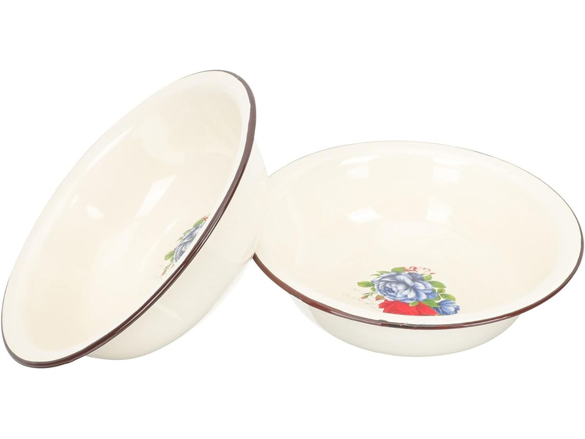 De 2 Para Retrô Duráveis E Decorativas Para Lavar, Preparar E Servir Alimentos. Chaberlu