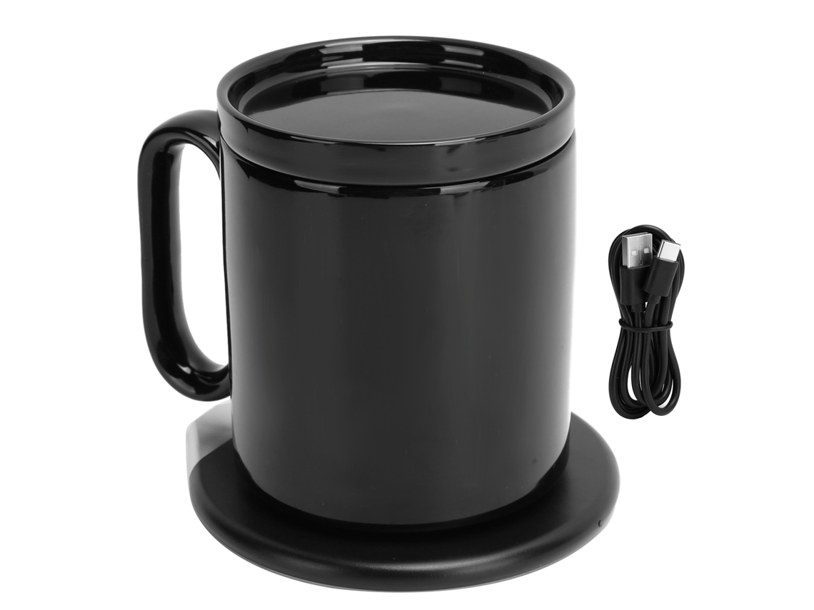 Copo térmico com carregador sem fio EOOCOO com isolamento térmico