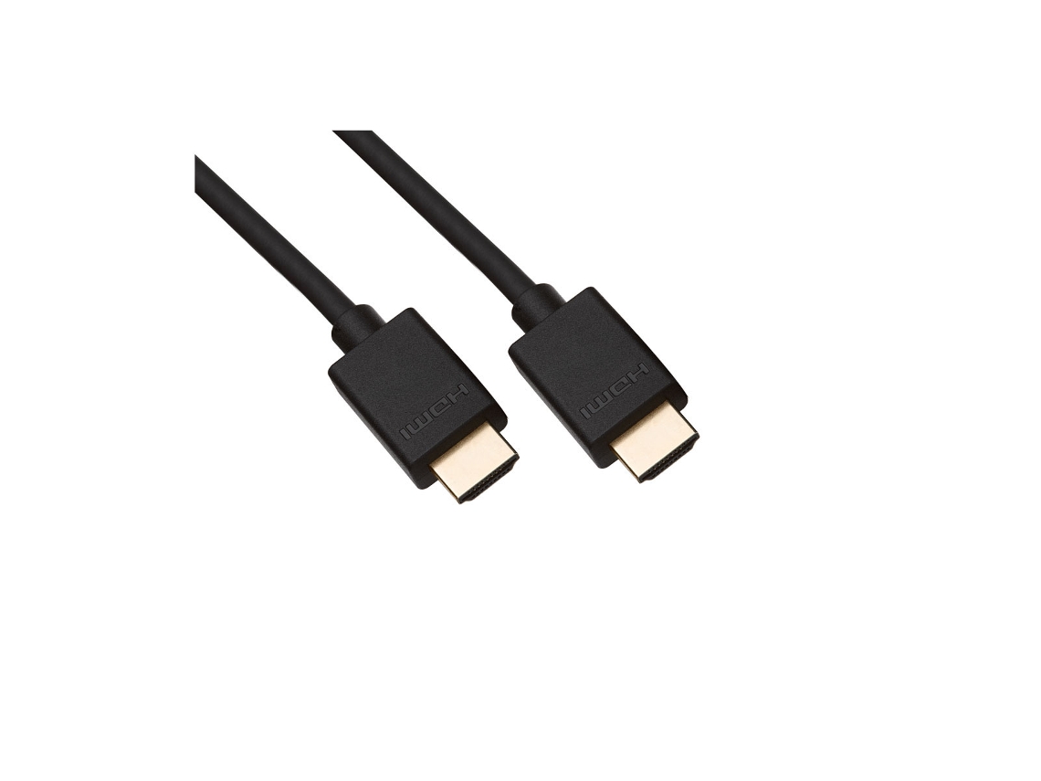 Cabo Hdmi Alta Velocidade Pinos Full Hd Blindagem Force Power Plástico Preto