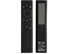 Controle Remoto Solar De Voz Bn59-01385d Para Tvs Samsung Qe65qn800bt, Qe65qn900bt, Qe75q70bat, Qe55q60bauxtk E Qe55qn700btxtkqe.
