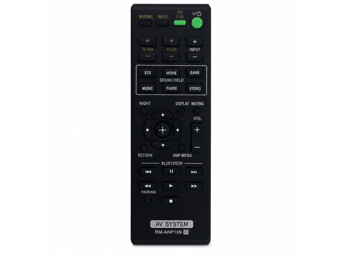 Comando À Distância Rm-anp109 Compatível Com Soundbar Sony Ht-ct770 E Ht-ct380