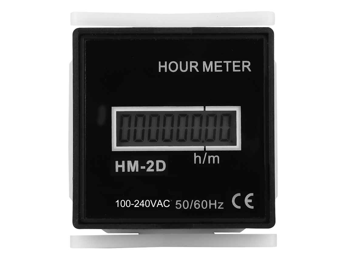 Contador Elétrico Digital Hm‑2d Ac100‑240v Medidor De Tempo Lcd Display Gauge Timer