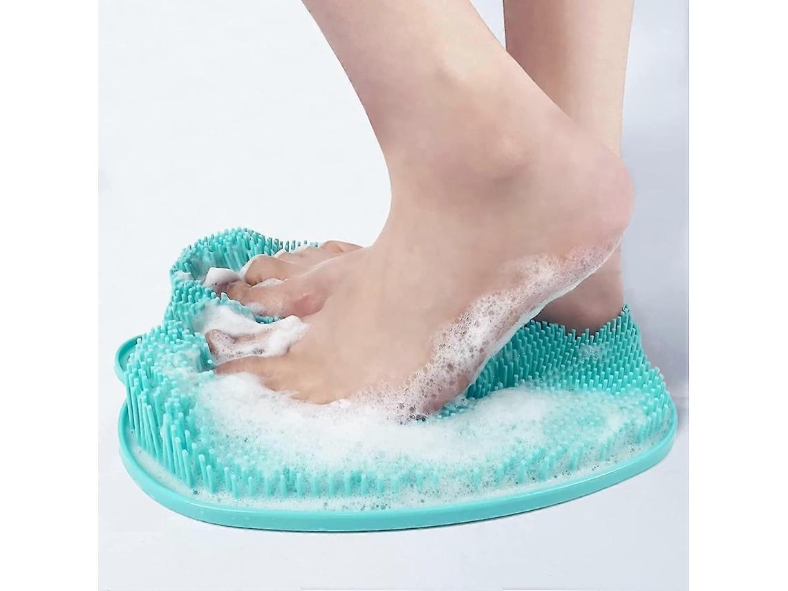 Escova De Pés, Lavadora E Massageadora Pés Com Ventosa, Banheira Silicone Massagem, Massageador Pé S Plástico Grosso.