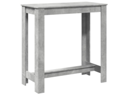 Mesa de Bar Derivados de Madeira Cinzento Cimento MAISON EXCLUSIVE (102x50x103,5 cm)