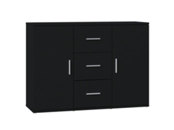 Sideboard, Sideboards Vidaxl Preto Madeira Processada (n/a)