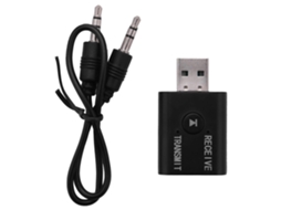 Mini Adaptador Receptor Bluetooth 5.0 Transmissor de Áudio Estéreo Dongle Aux Usb AQUAFORGE