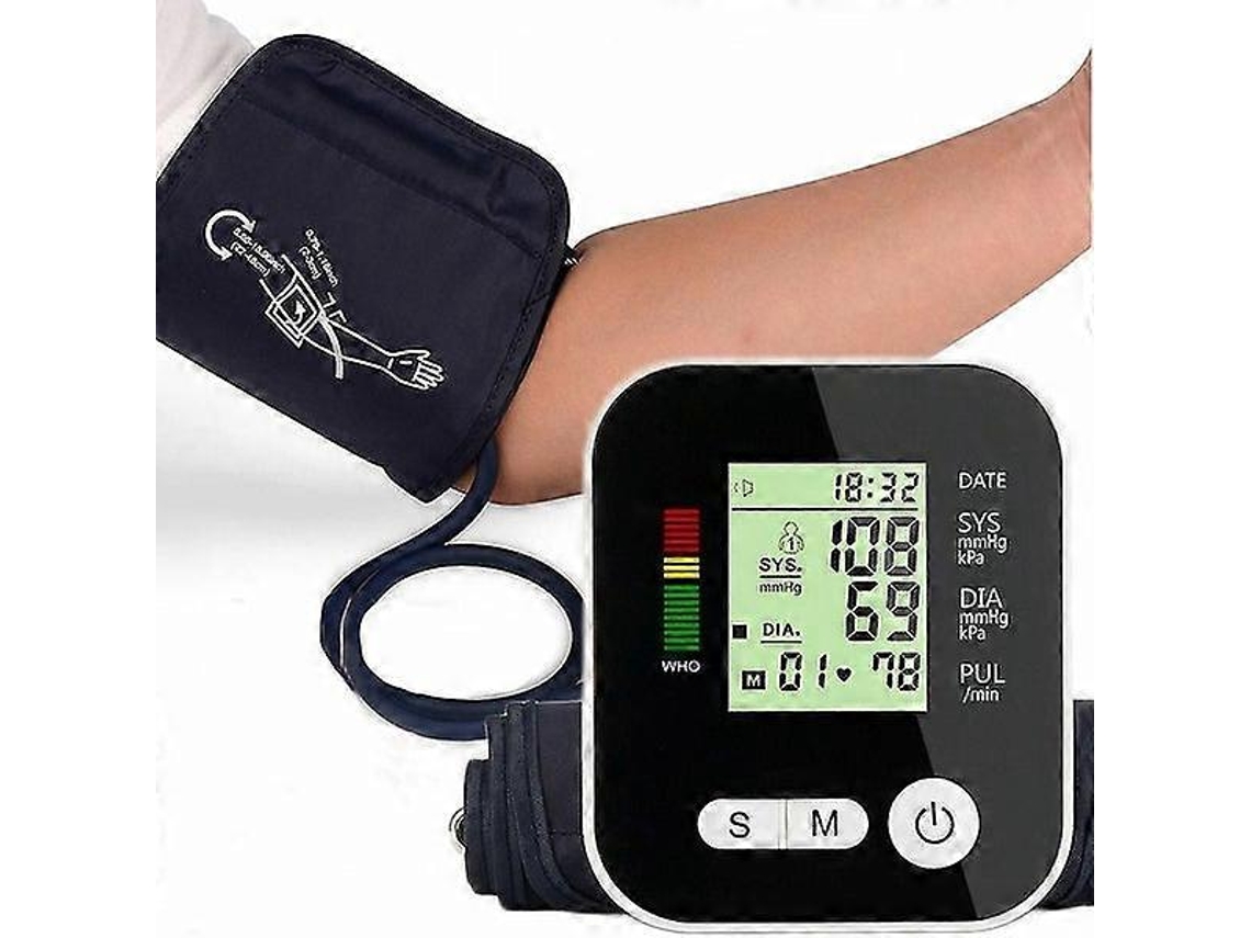 Monitor De Pressão Arterial Máquina Automática De Monitoramento Digital Da Frequência Cardíaca Do Braço Ly Ebike