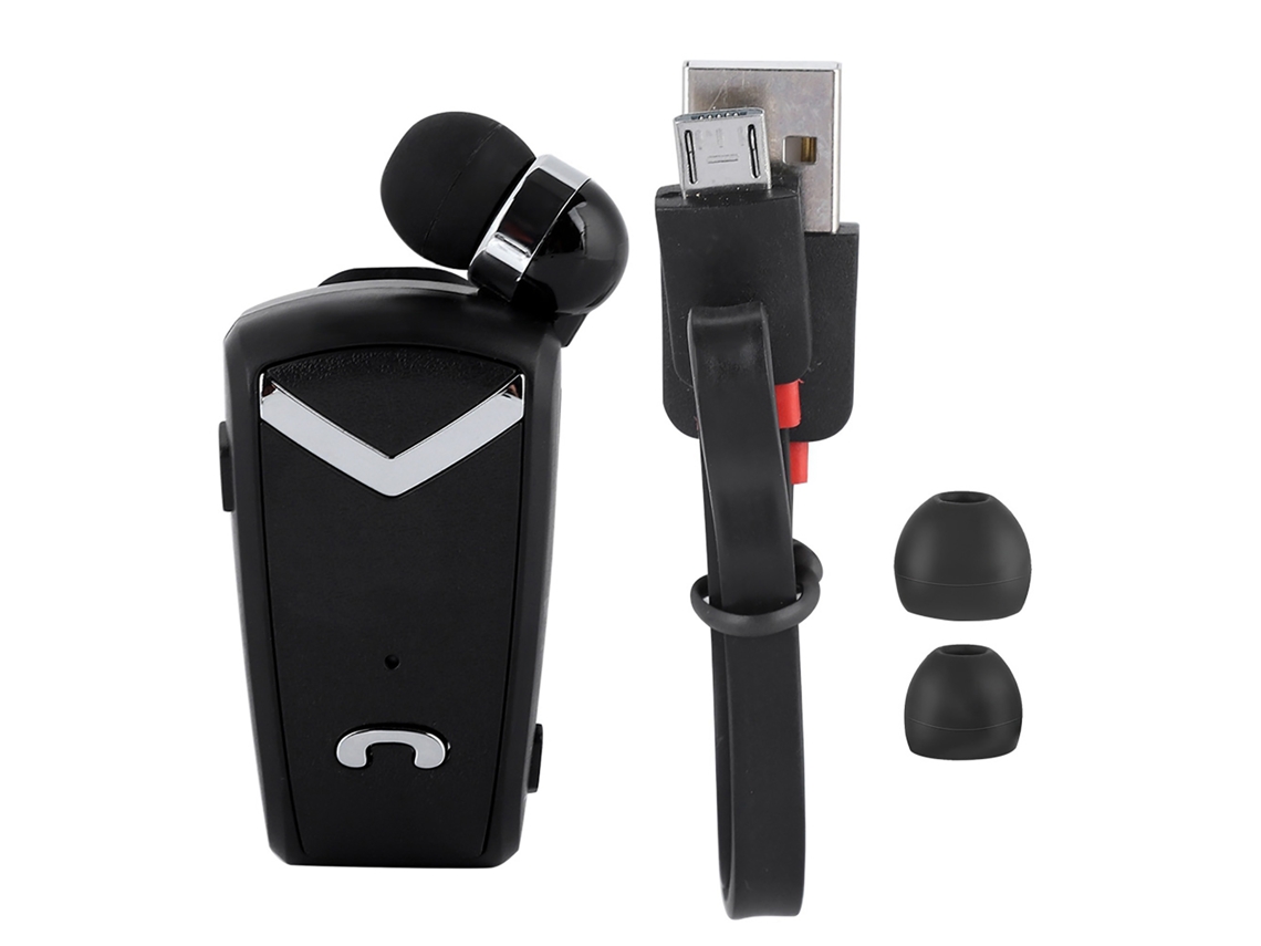 Fones de Ouvido Bluetooth Marca Autorizadafineblue F v2 Fones de Ouvido Bluetooth Estéreo Retráteis (preto) EOOCOO (estéreo Retrátil)