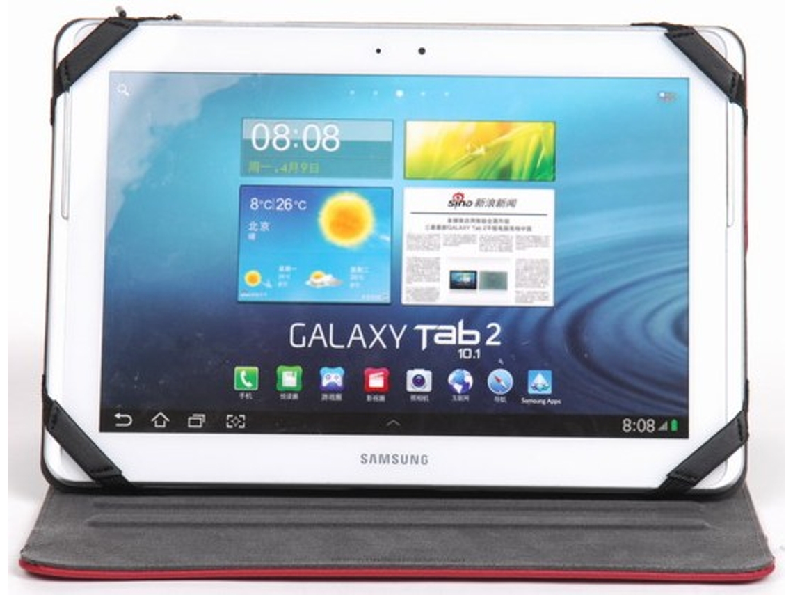 Capa p/ Tablet 10.1'' GOODIS c/ stand - Vermelha
