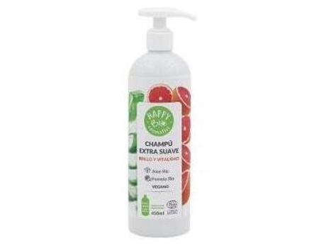 Shampoo Extra Grapefruit-Aloe Soft Shine 450 Ml HAPPYBIO